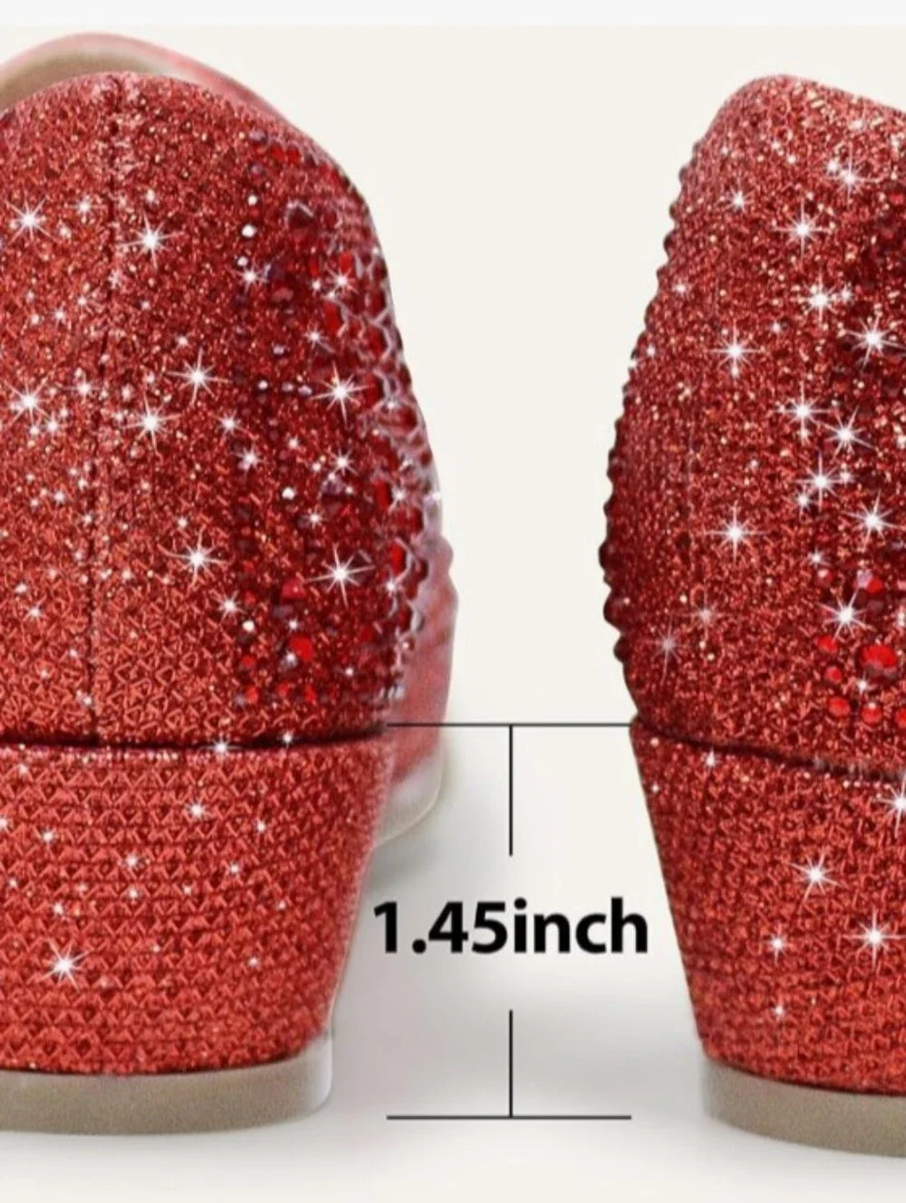 Girls Sparkle Mary Jane Wizard Of Oz Dorothy Inspired Dress Shoes - Red